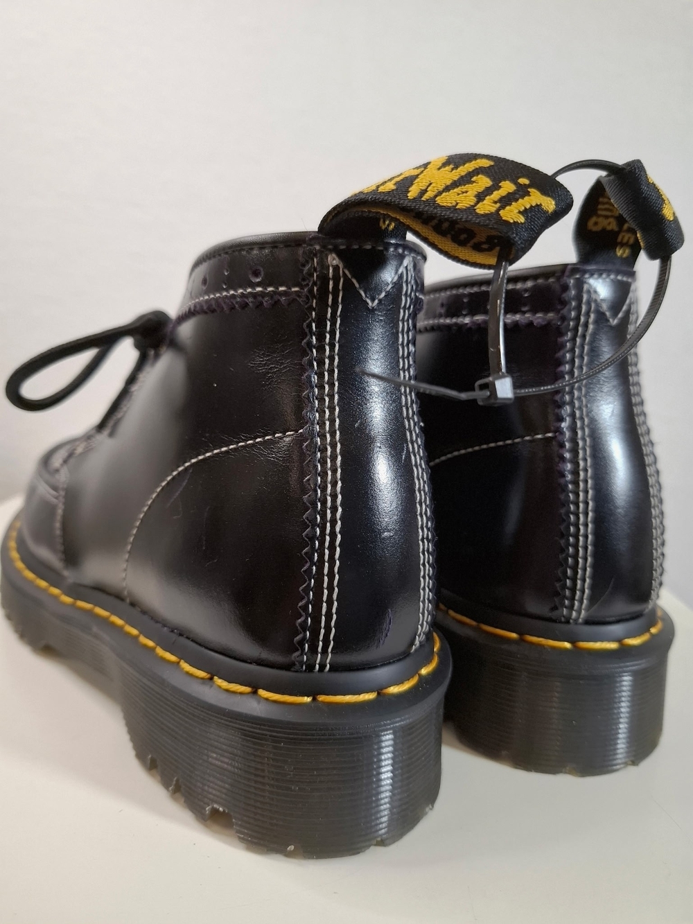 Dr. Martens Evo Black Leather Lug Sole Lace-Up Shoes - Picture 6 of 11